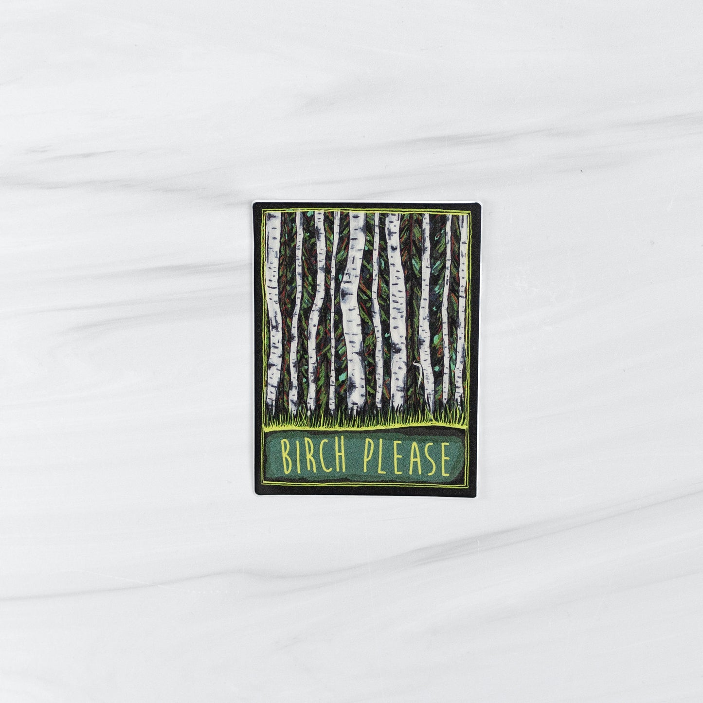 Birch Sticker