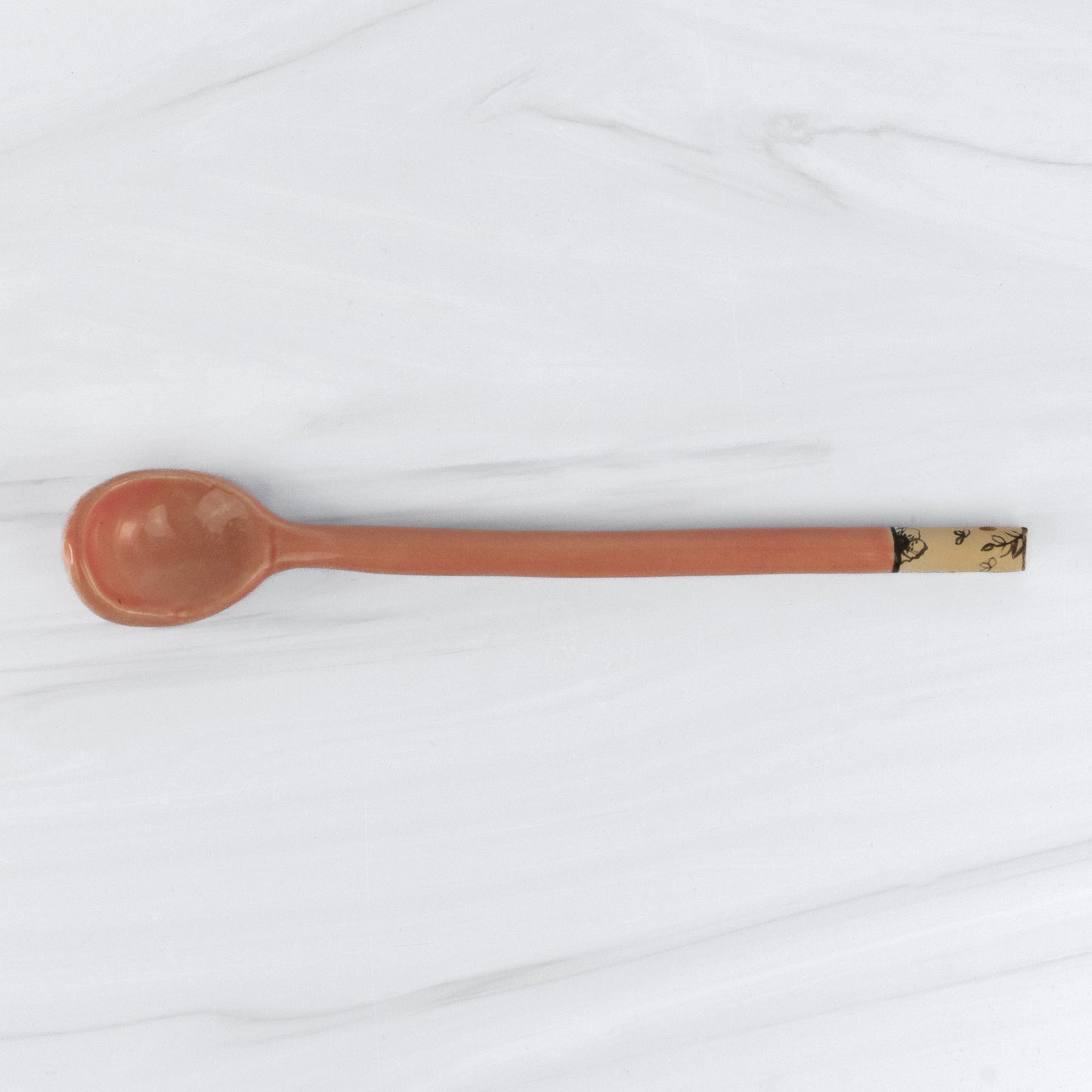 Pink Ceramic Spoon