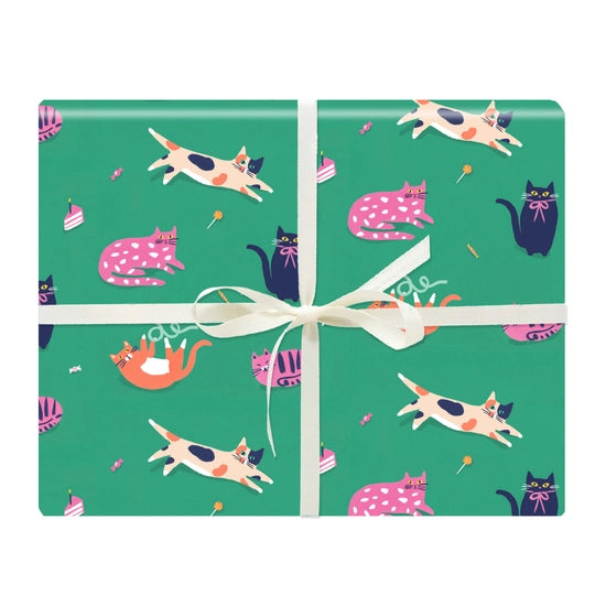 Candy Cats Gift Wrapping Sheets Kit's
