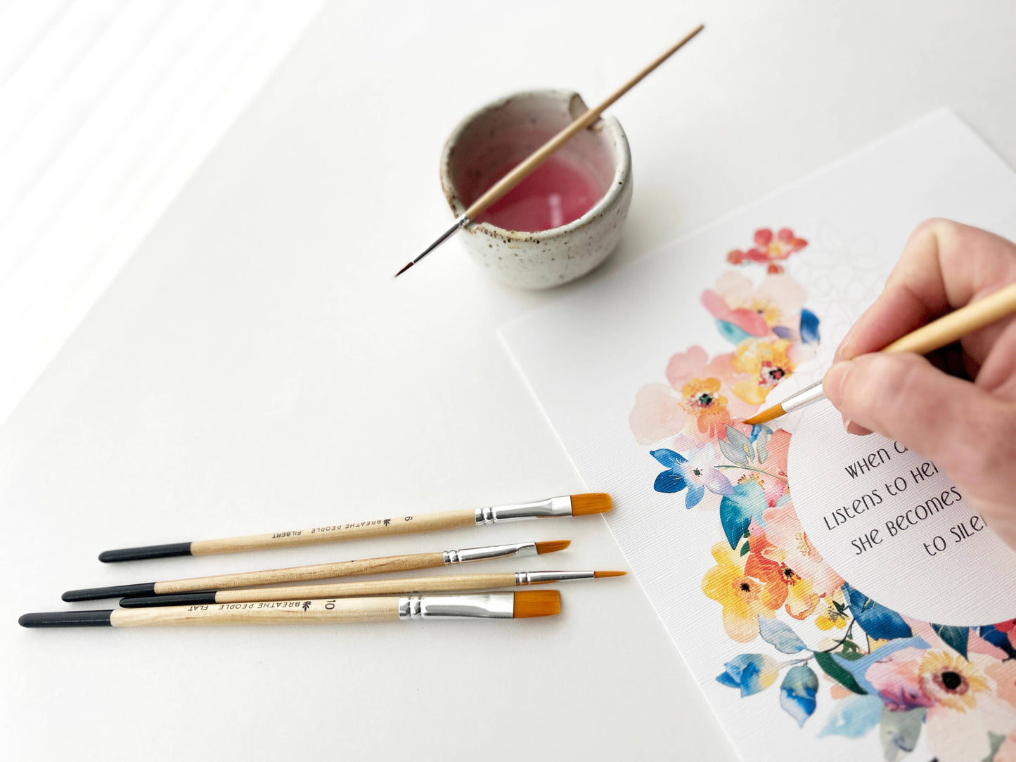 Watercolor Brush Set