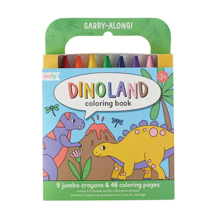 Carry-Along Dinoland Coloring Book