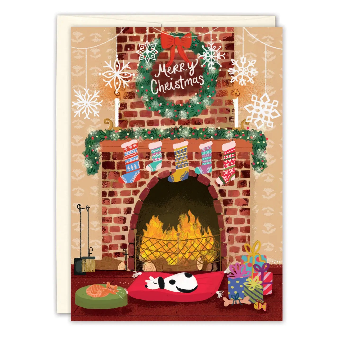 Holiday Hearth Christmas Card
