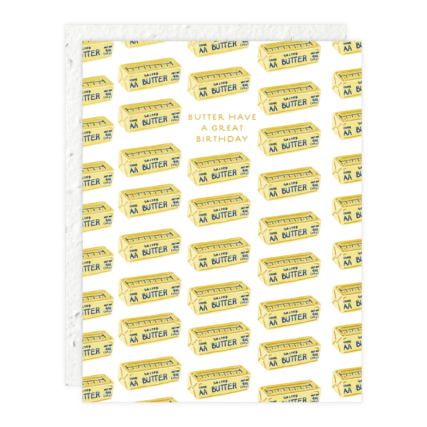 Butter Birthday Card