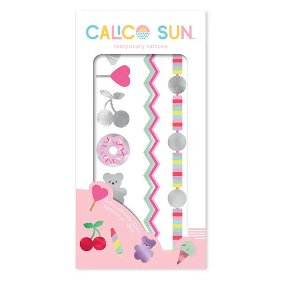 Calico Sun Temporary Tattoos - Lolly