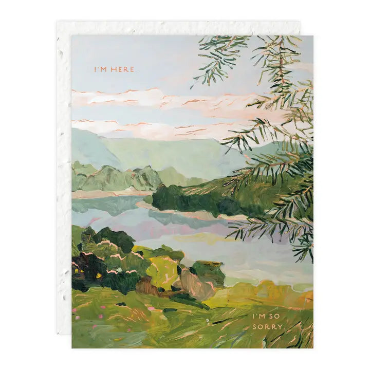 River Bank Sympathy Card