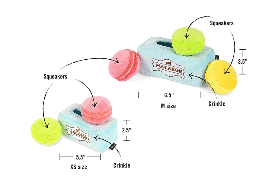 Macaron Dog Toy