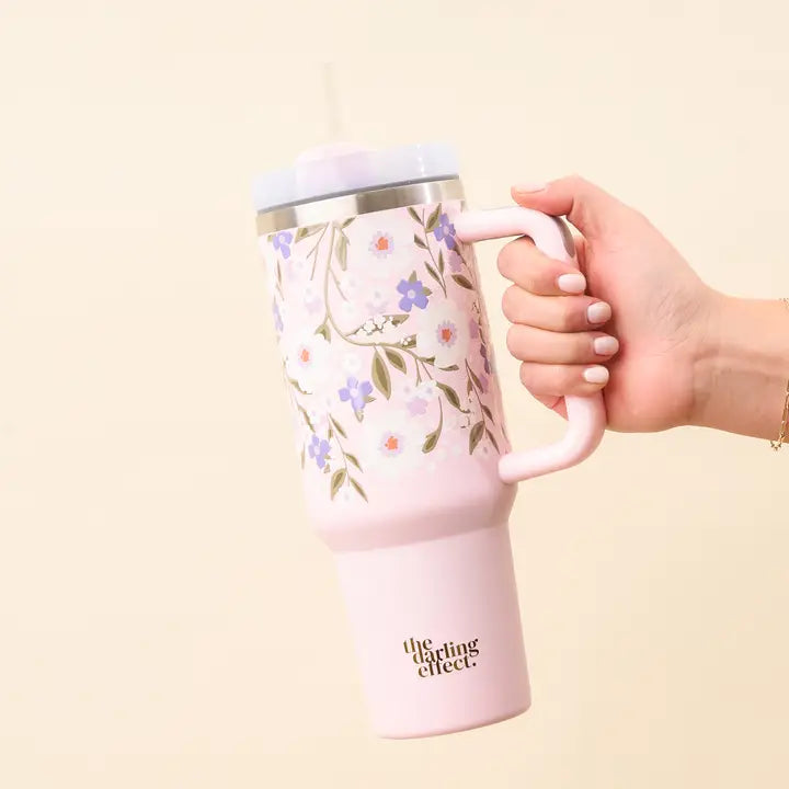 40 oz Floral Take Me Everywhere Tumbler