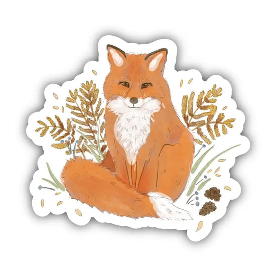 Orange Fox Sticker