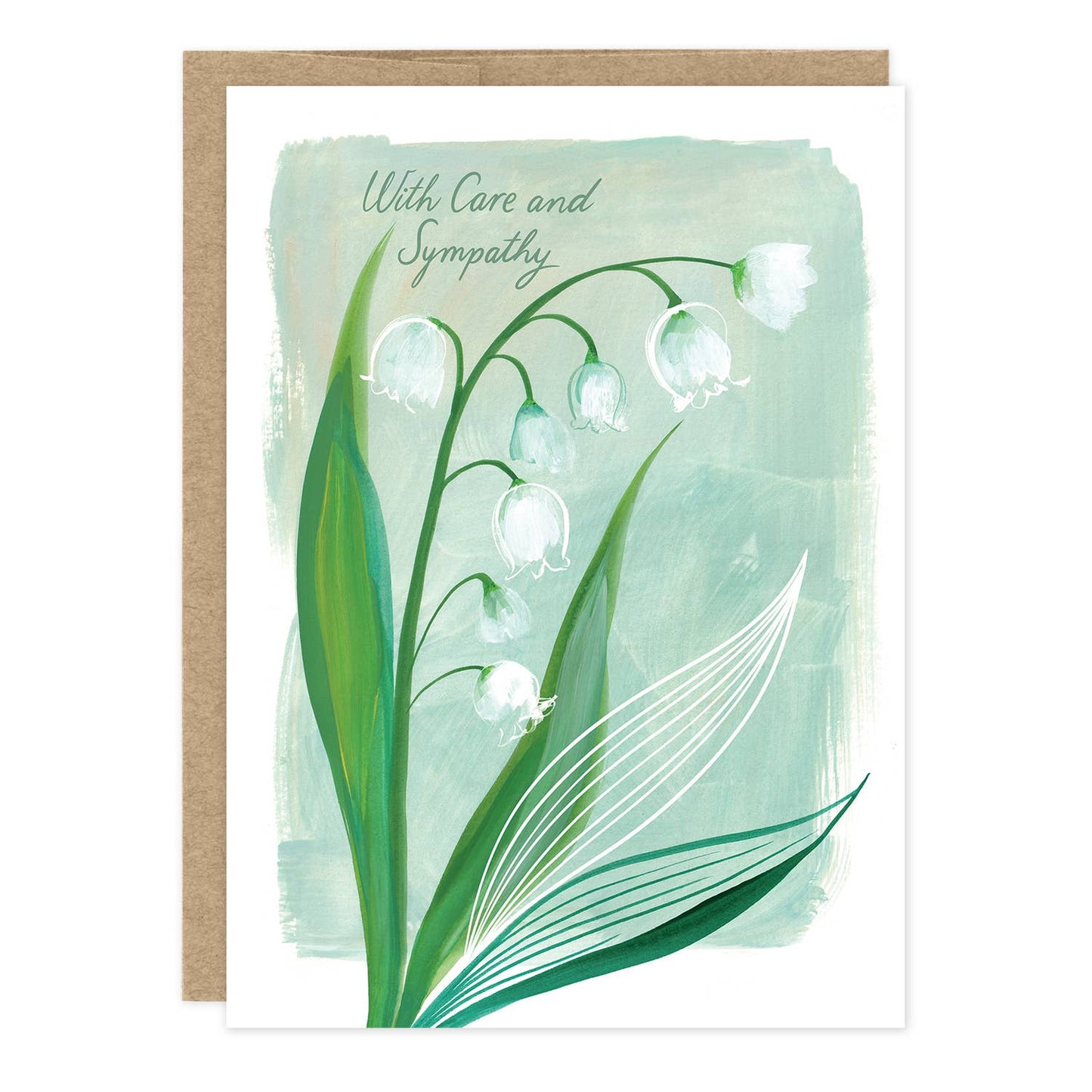 Lily of the Valley Sympathy Card