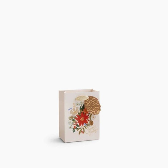 Holiday Bouquet Small Gift Bag