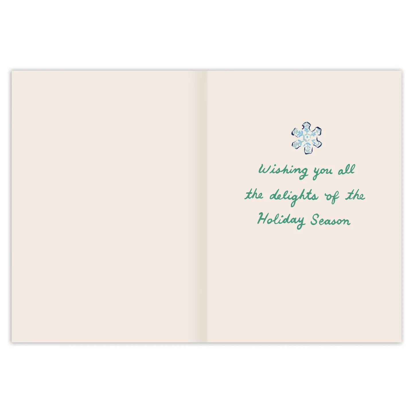 Vintage Motifs Merry Christmas Holiday Card
