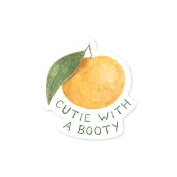 Cutie With A Booty Sticker