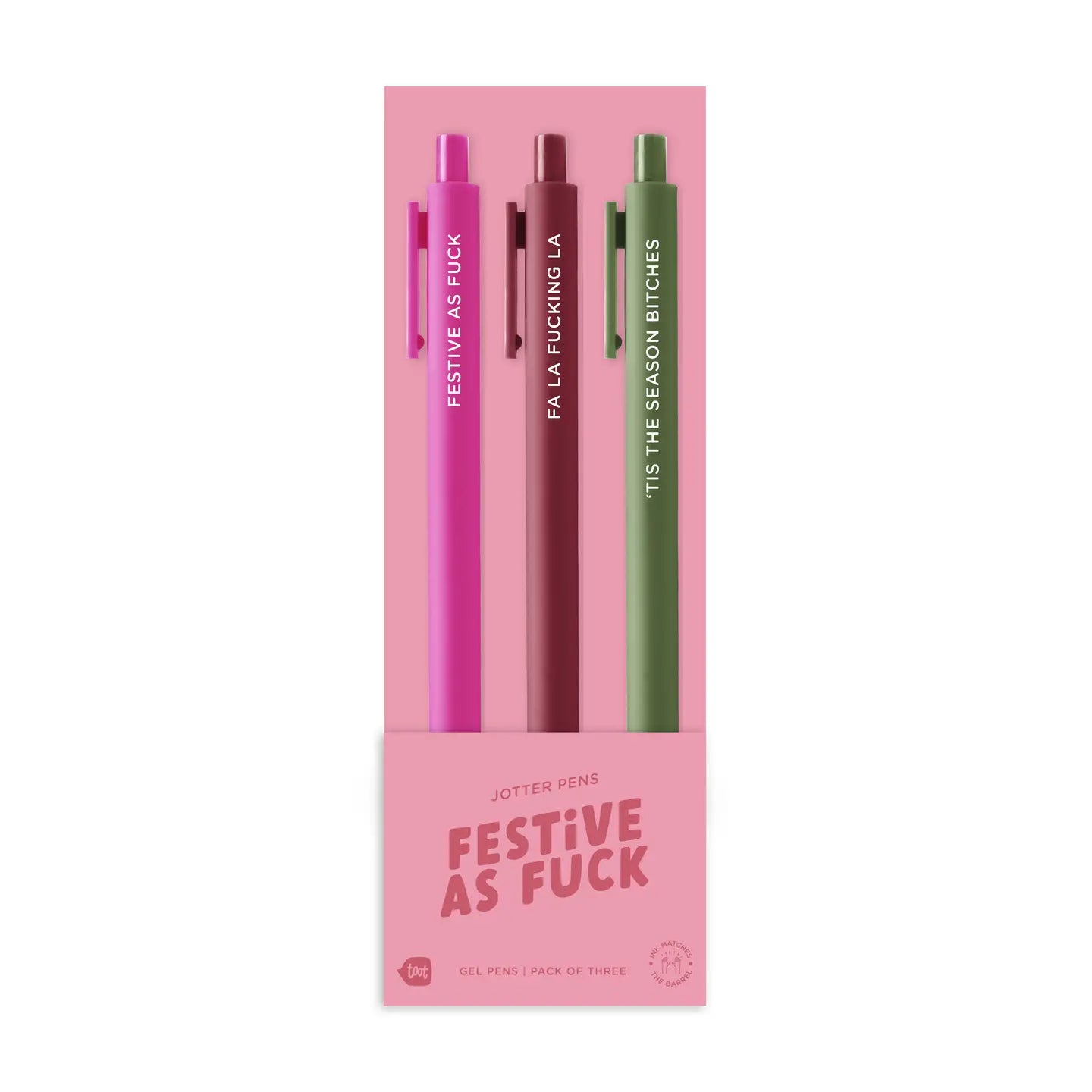 Festive As F*ck Pen Set