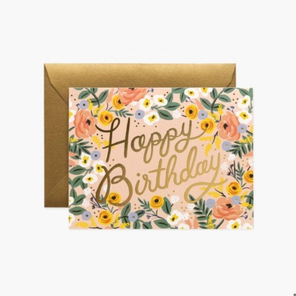 Roses Birthday Card