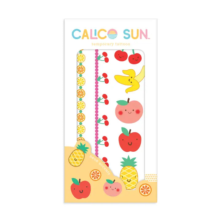 Calico Sun Temporary Tattoos - Clementine