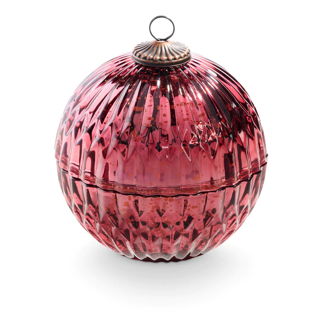 Mercury Glass Ornament Candles