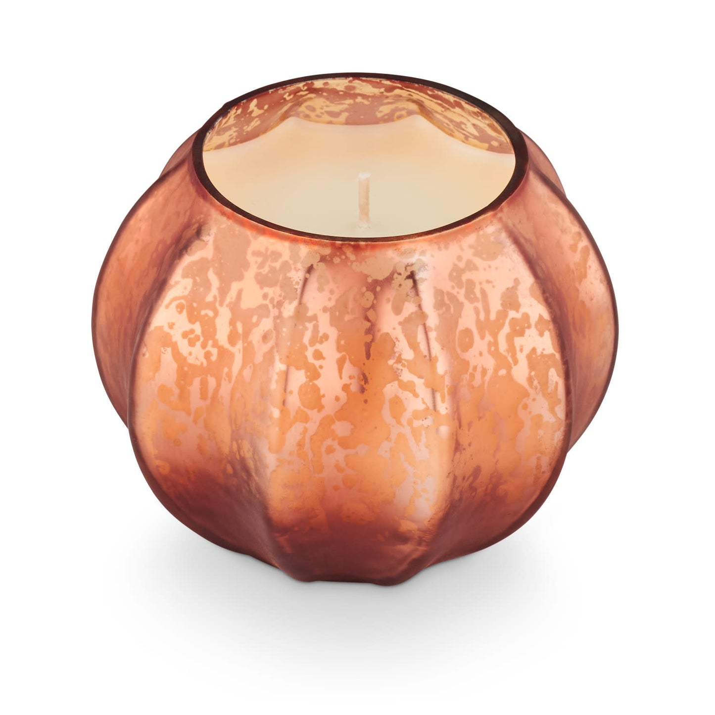 Mercury Glass Pumpkin Candle
