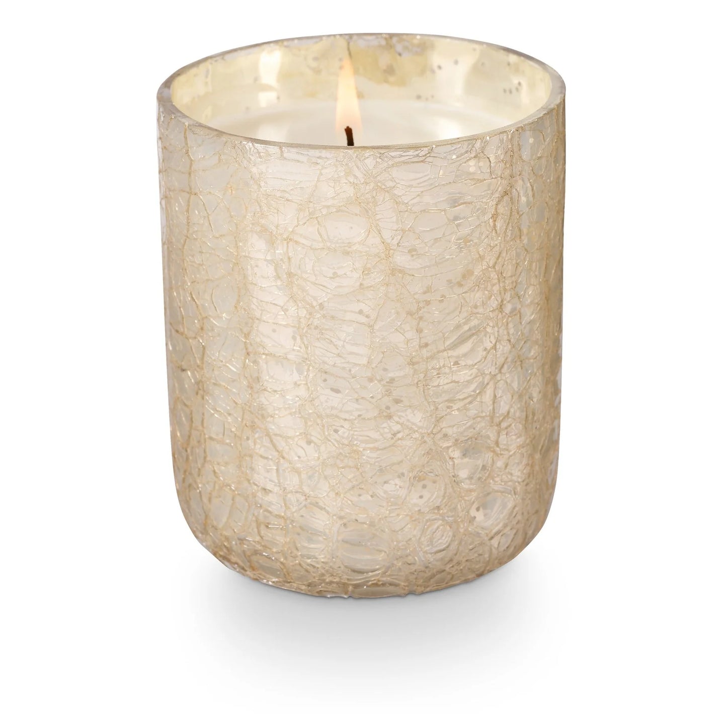 Boxed Crackle Glass Holiday Candle