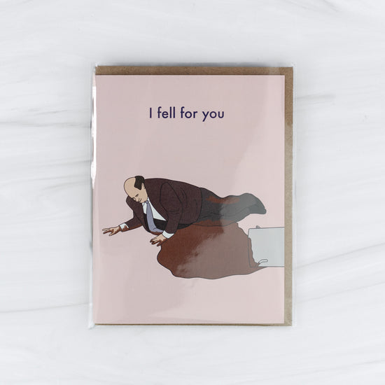 Kevin Fell for You Card