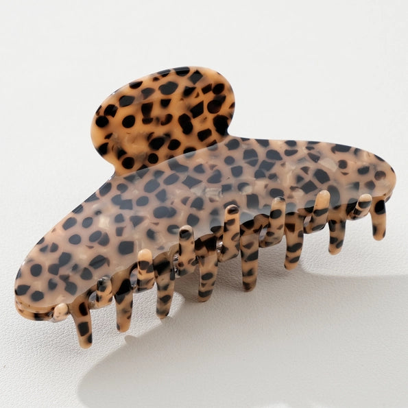 Leopard Print Large Claw Clip
