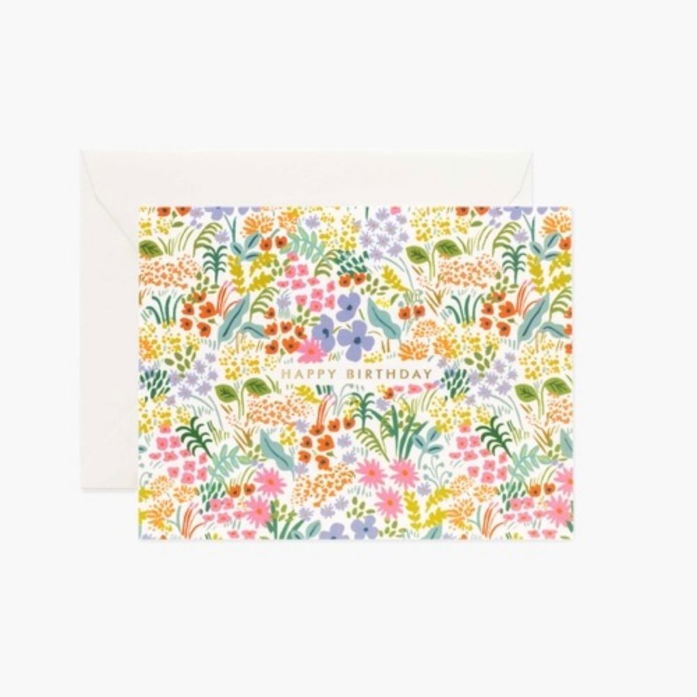 Prairie Floral Birthday Card