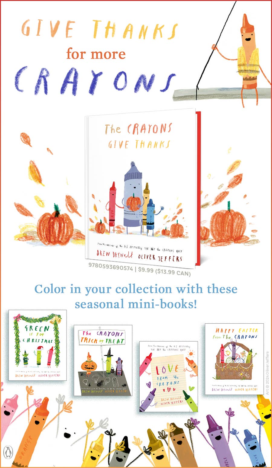 The Crayons Give Thanks Book