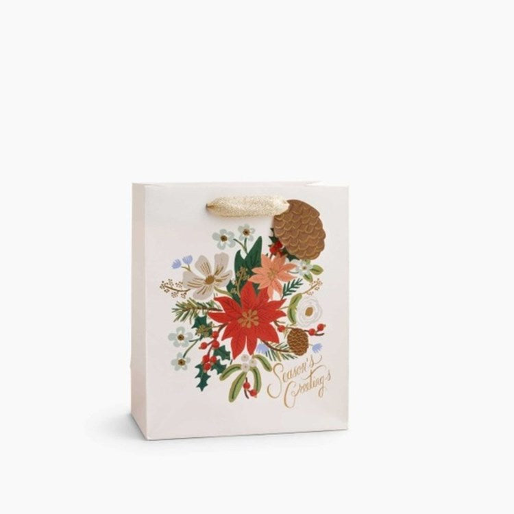 Holiday Bouquet Medium Gift Bag