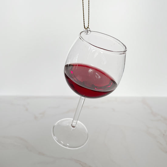 Load image into Gallery viewer, Wine Glass Ornament
