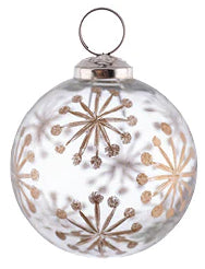 Load image into Gallery viewer, Etched Glass Ornaments, set of 6
