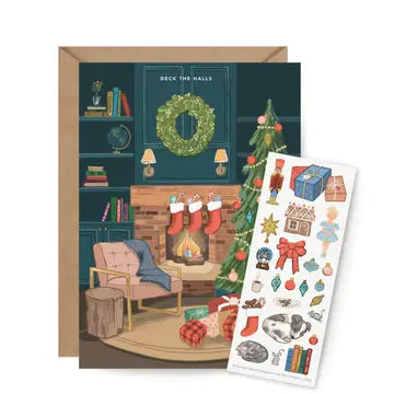 Holiday Sticker Scene Cards