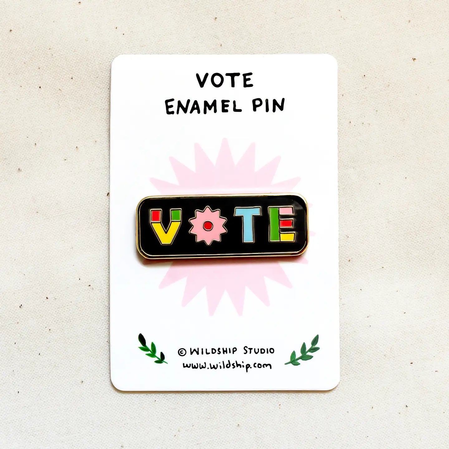 Vote Enamel Pin