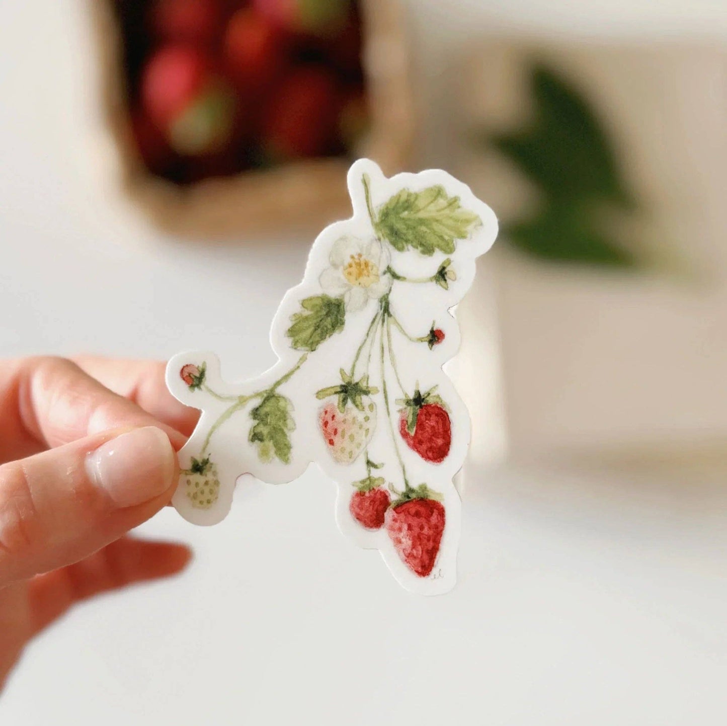 Strawberry Bunch Sticker