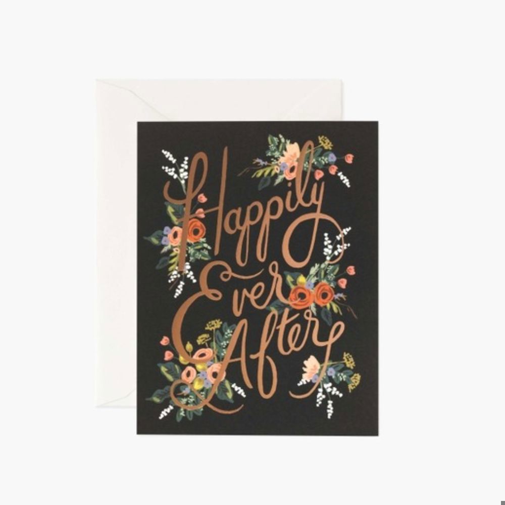 Happily Ever After Wedding Card