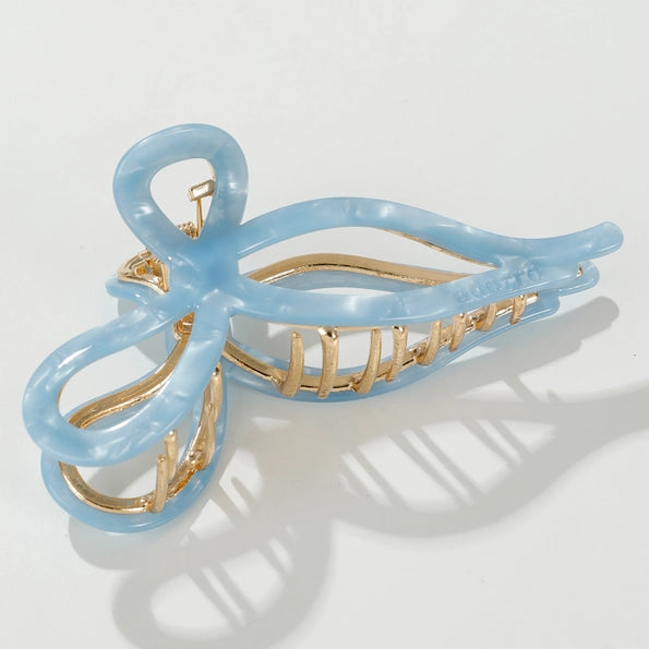 Ribbon Bow Claw Clip