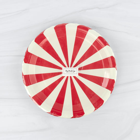 Circus Stripe Plates