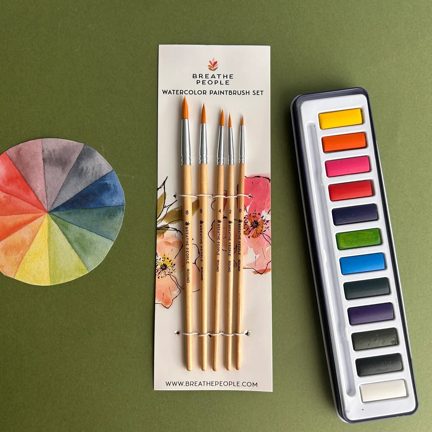 Watercolor Brush Set