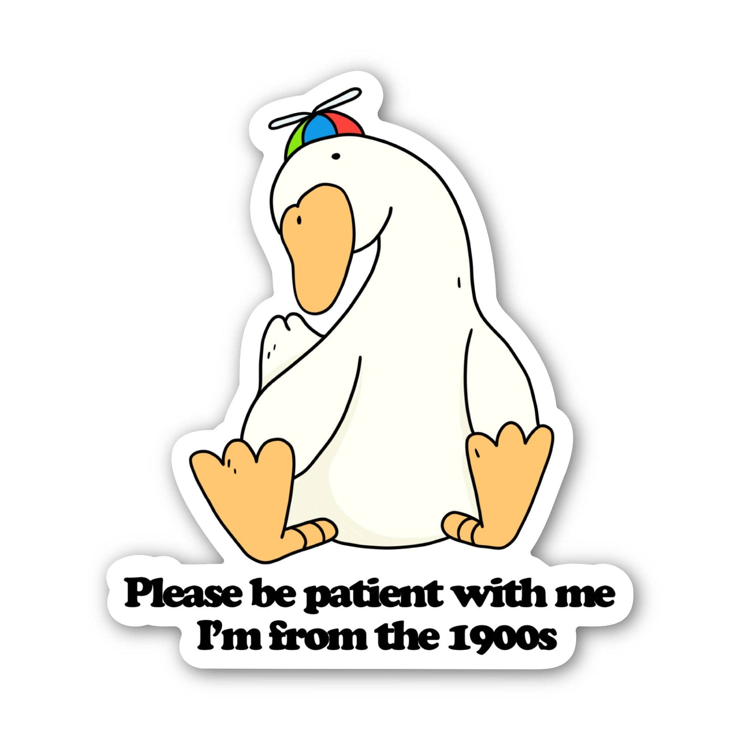From The 1900s Goose Sticker