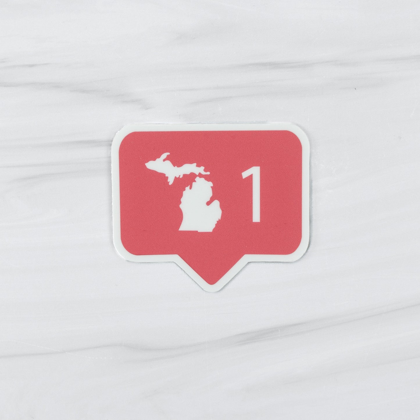 Michigan Social Media Sticker