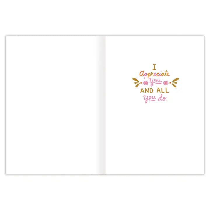 Very Many Thanks Card