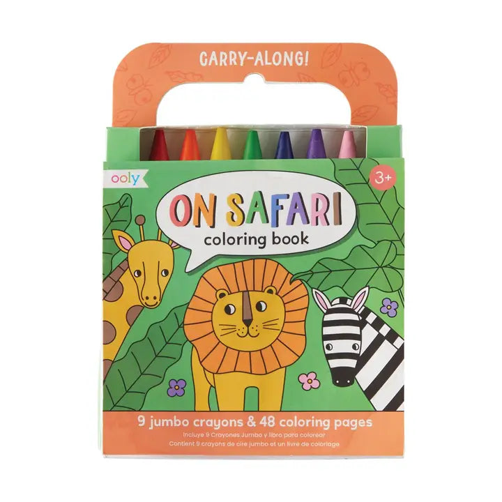 Carry-Along On Safari Coloring Book