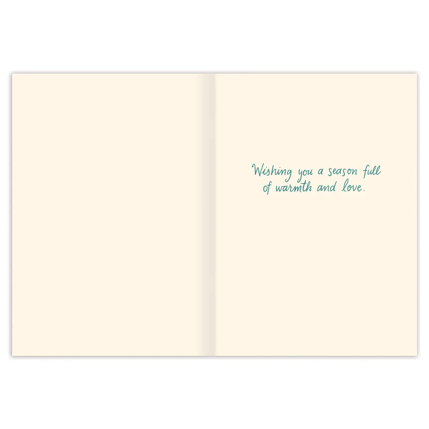 Cozy Christmas House Holiday Card