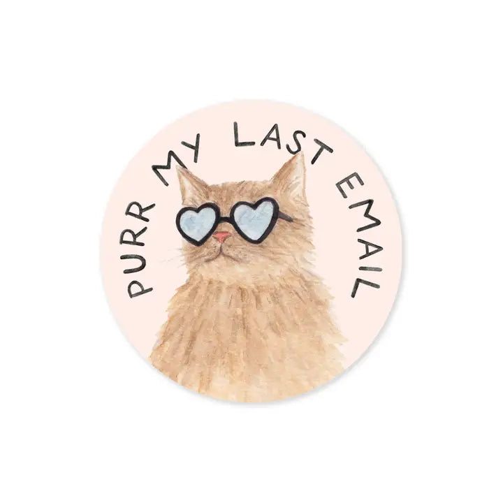 Purr My Last Email Sticker