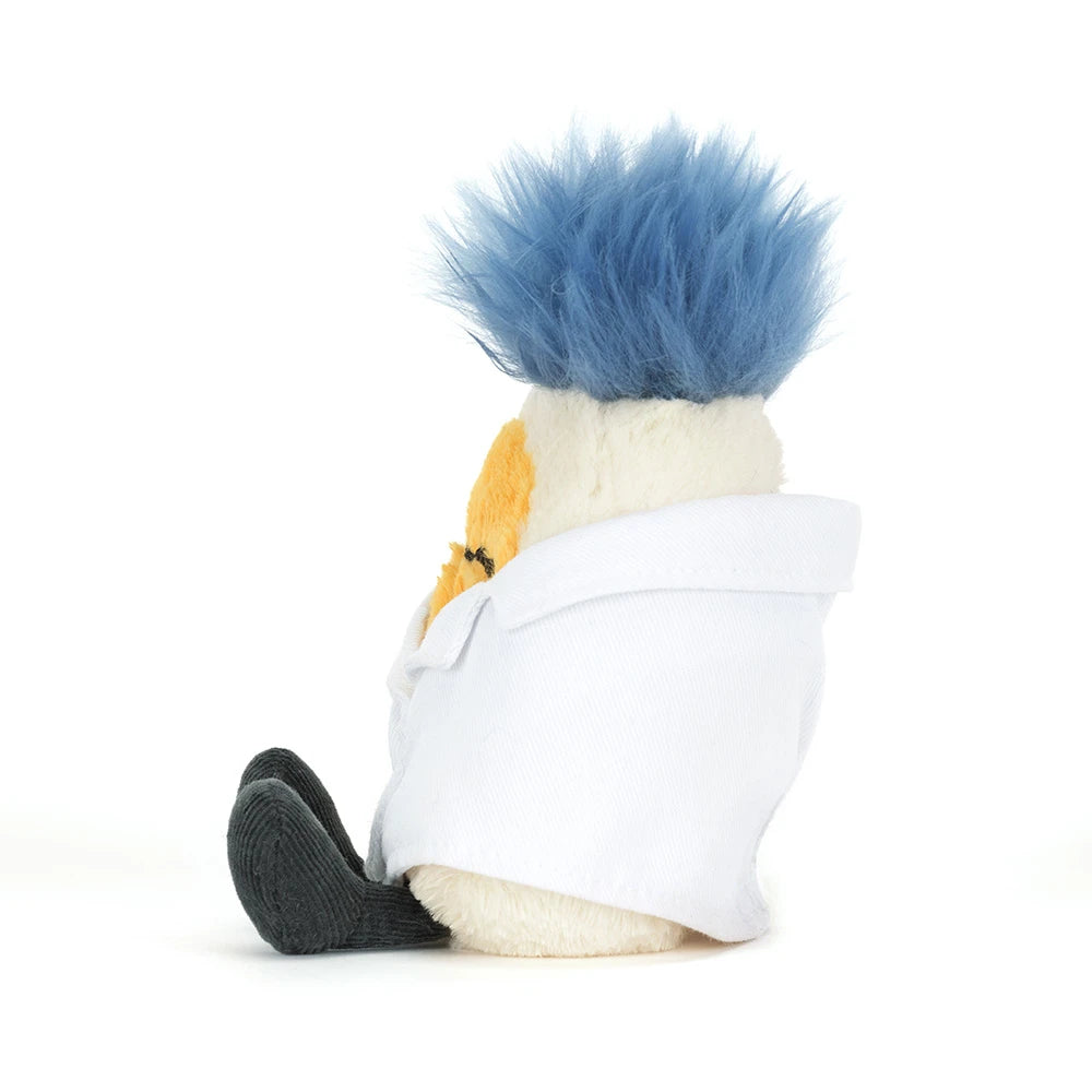 Amuseables Boiled Egg Scientist Plush