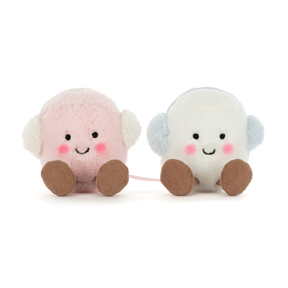 Amuseables Toastie Pink & White Marshmallows Plush