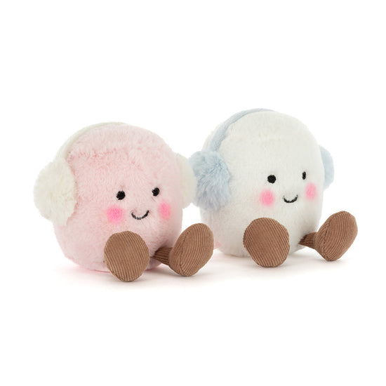 Amuseables Toastie Pink & White Marshmallows Plush