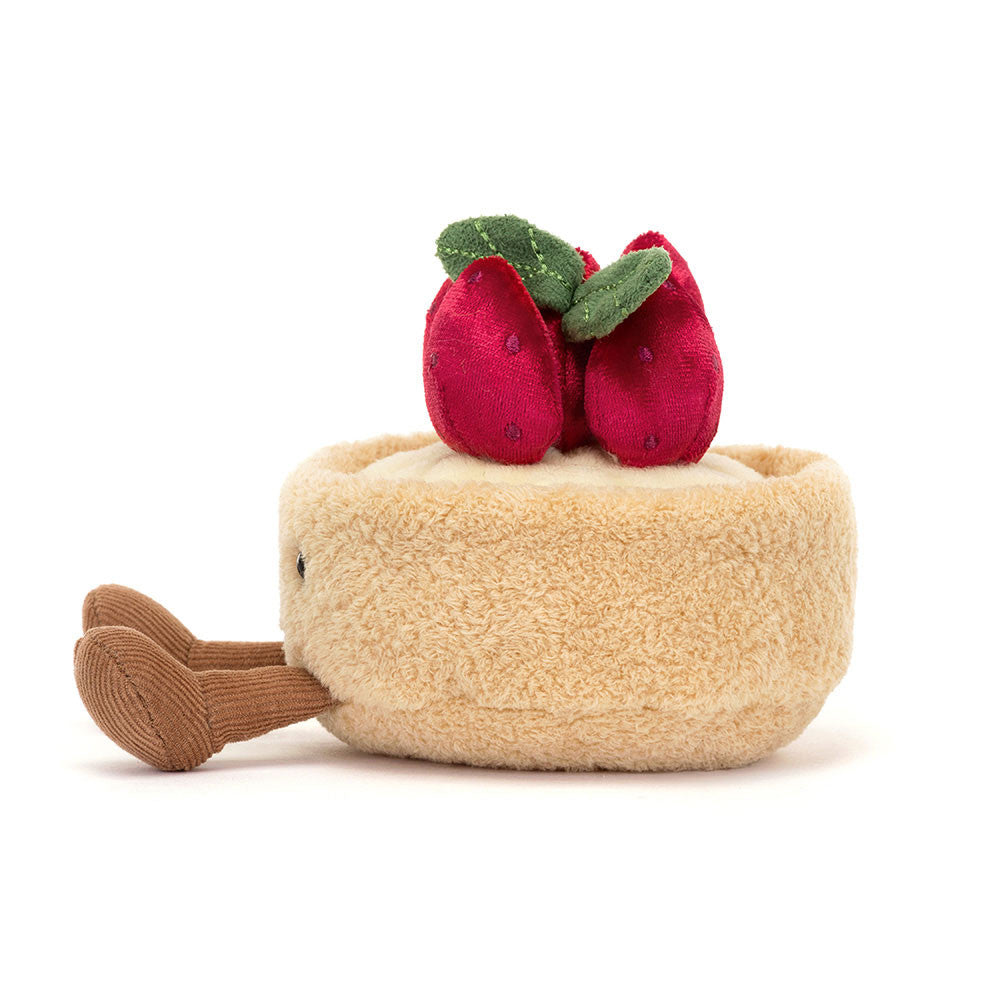 Amuseables Strawberry Tarte Plush