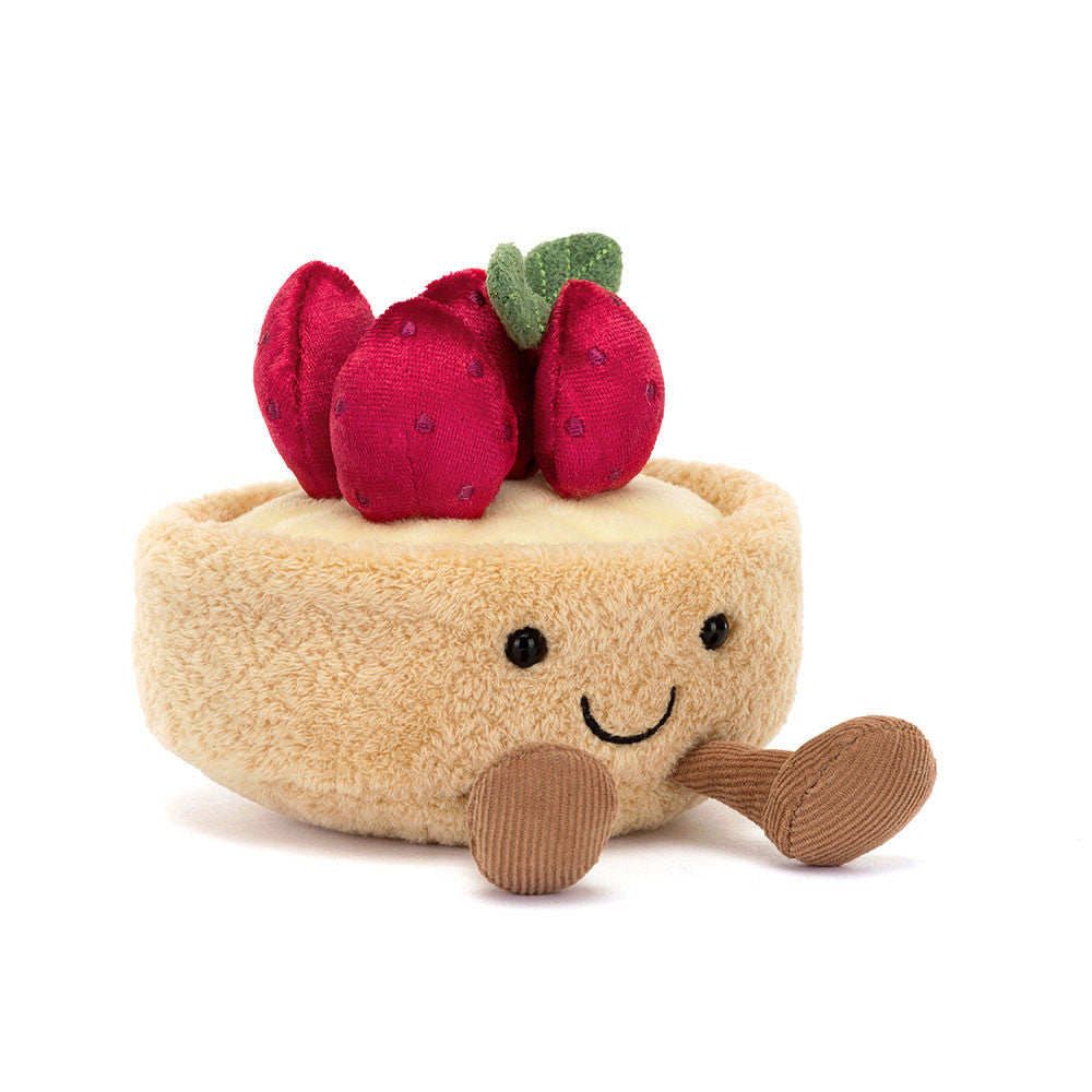 Amuseables Strawberry Tarte Plush