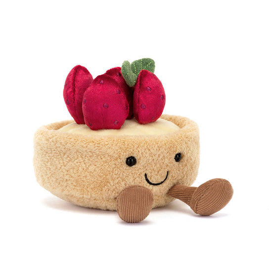 Amuseables Strawberry Tarte Plush