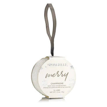 Body Wash Infused Sponge Holiday Ornaments