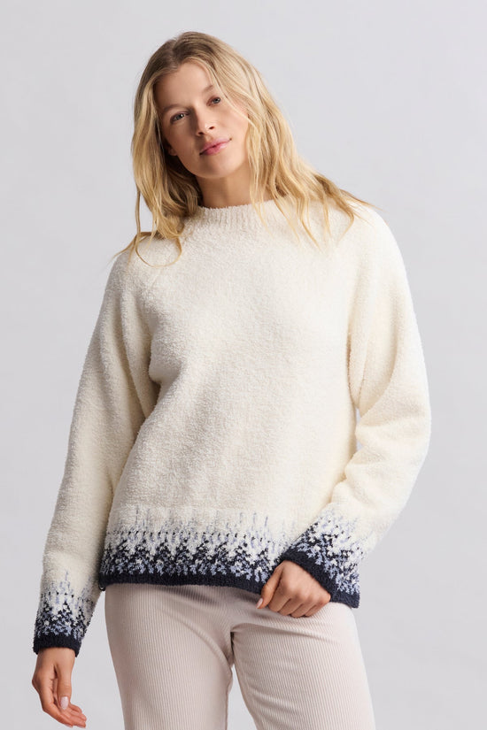 CozyChic Raglan Confetti Pullover